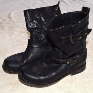 rag & bone Leather Moto Boot Sz 36